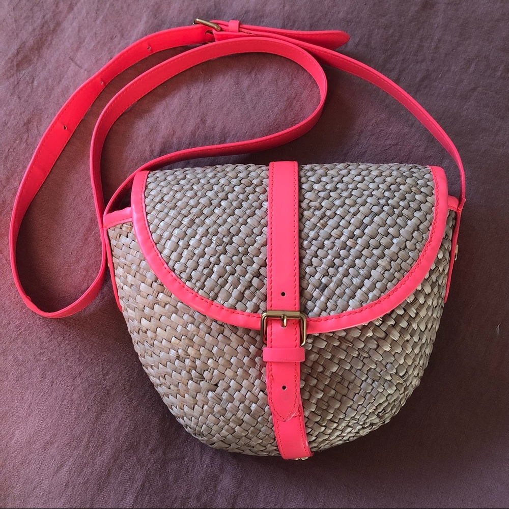 Marc by Marc Jacobs Woven Wicker Crossbody - Pink